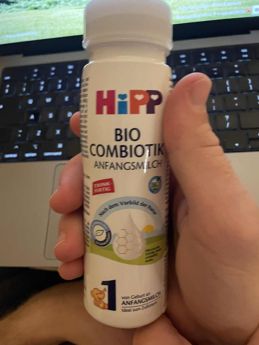 Customer photo review of HiPP German Stage 1 Ready to Feed Organic Baby Formula 200ml