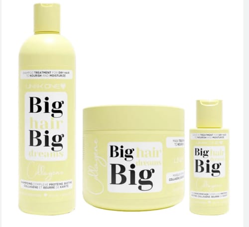 Customer photo review of Gamme Collagène - Kit complet - Shampooing, masque et leave-in