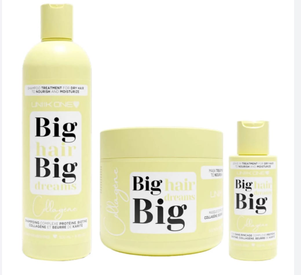 Customer photo review of Gamme Collagène - Kit complet - Shampooing, masque et leave-in