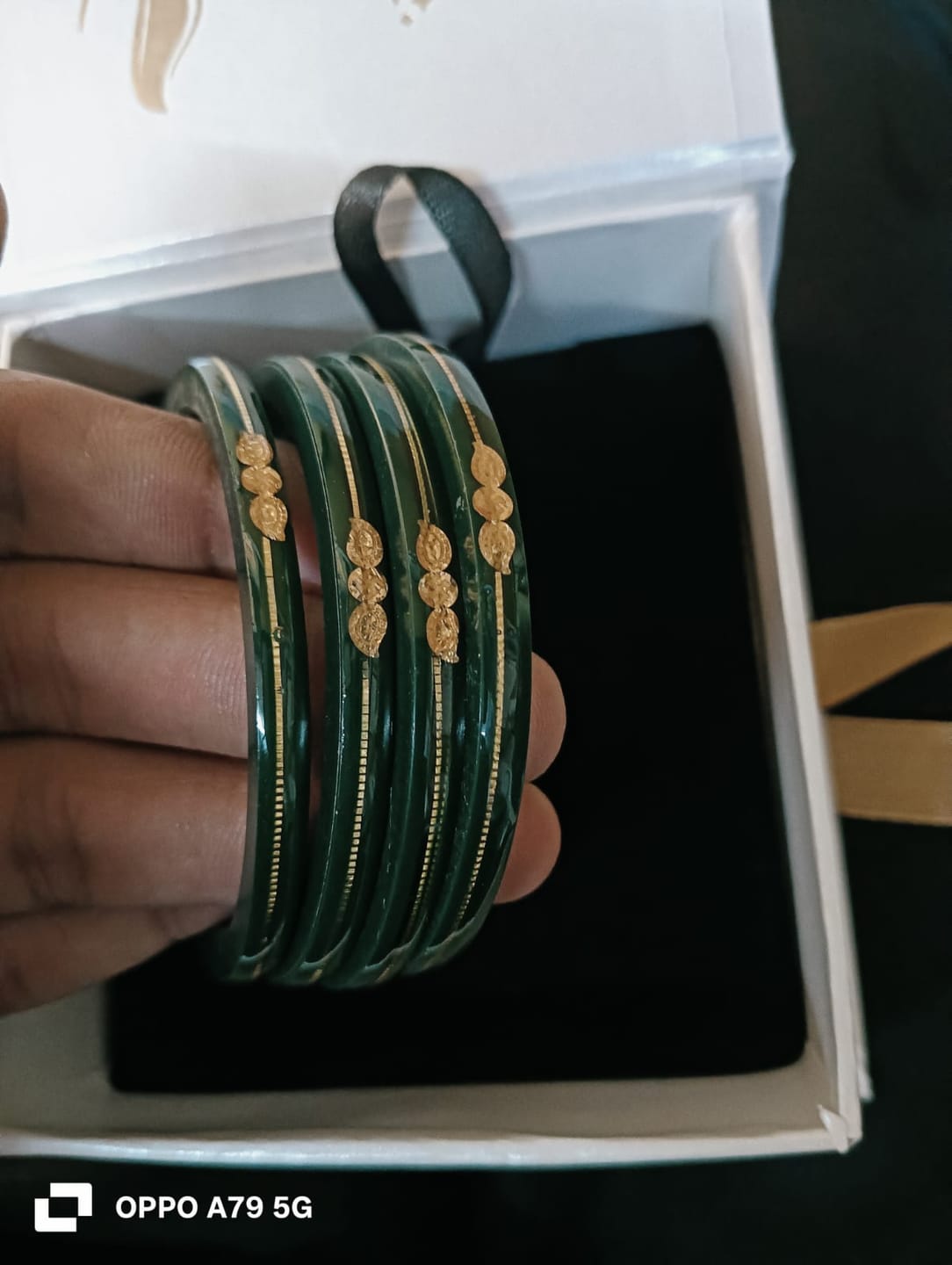 Customer photo review of Green -  "A Divya Shringar" 916 22k