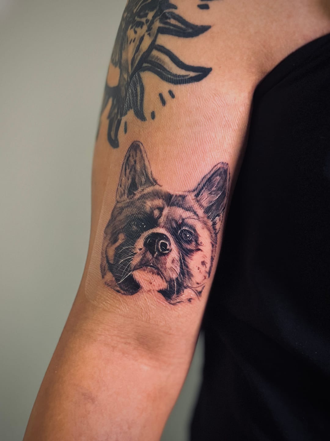 Customer photo review of JCONLY REVEN 0.02MM Matte Tattoo Protection Film Roll (15CMX10M)