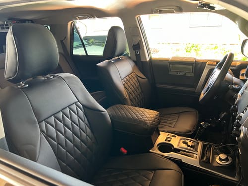 Customer photo review of Premium Custom-Fit Seat Covers