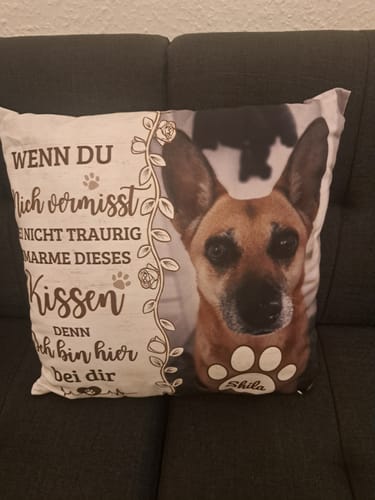 Customer photo review of Seelentröster - Individuelles Kissen