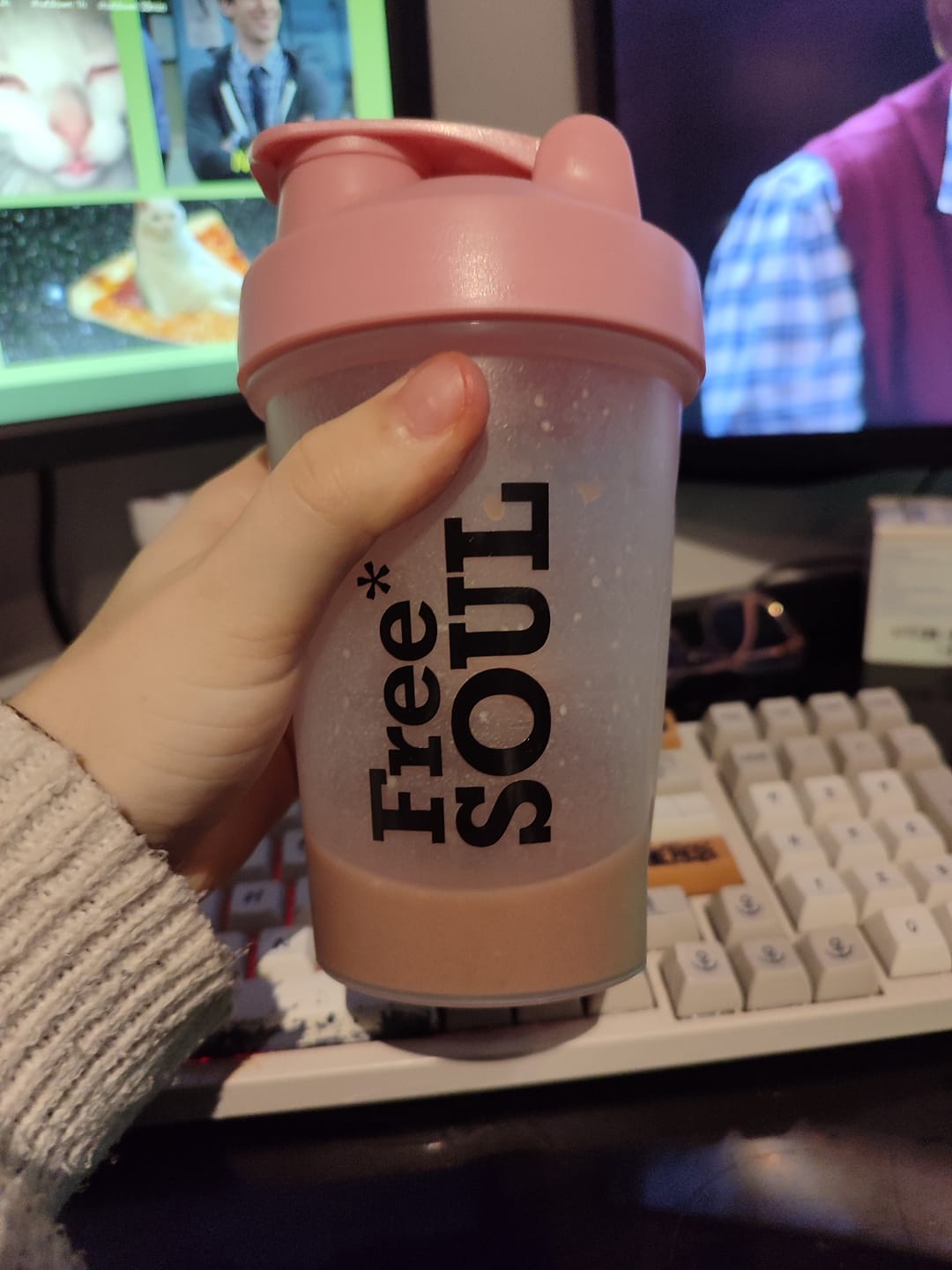 Customer photo review of Vegan Protein Blend