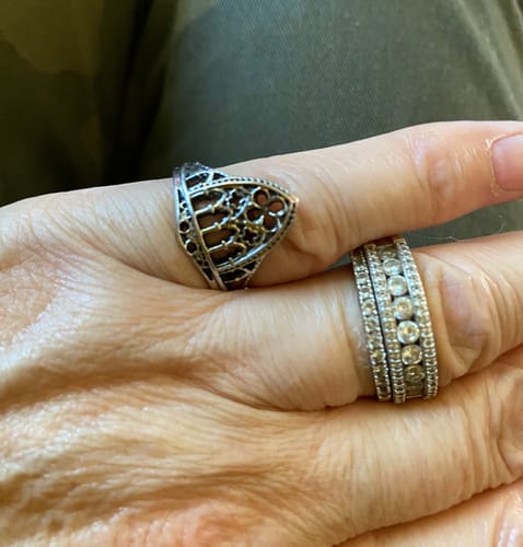 Customer photo review of Cathedral Ring
