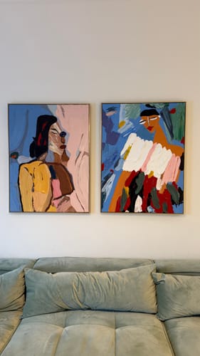 Customer review photo for Colorful Painting #CA050
