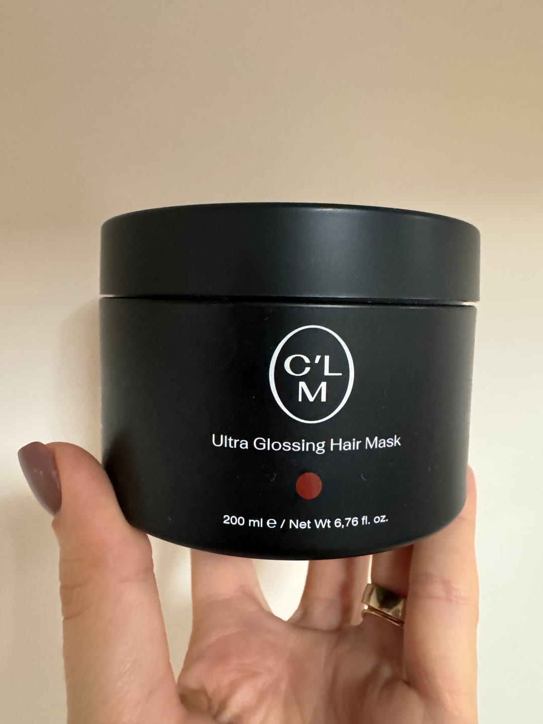 Customer photo review of Maitinamoji žvilgesio suteikianti plaukų kaukė 200ml