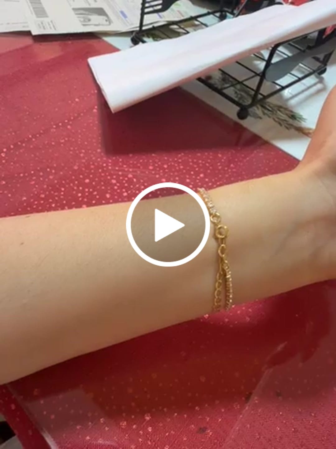 Customer video review of Pulseras Tenis en Oro laminado 18k Para Pareja