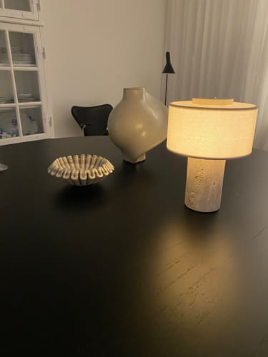 Customer photo review of Auríe Portable Lamp | Travertin & Hør | 25 cm