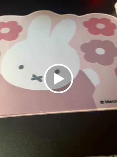 Customer video review of Miffy Large Keyboard Mat – Cute Desk Pad & Mouse Pad
