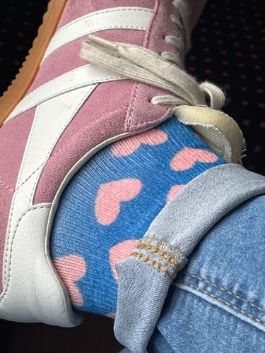 Customer photo review of Kompressionssocken Bambus