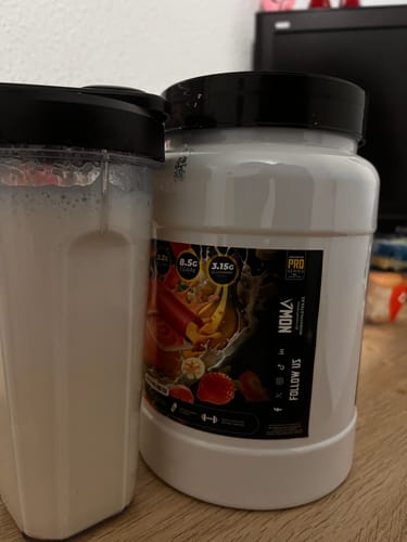 Customer photo review of Proteina WHEY 100% PRO KING con BCAAs, EEAAs & Glutamina - Fresi Suisse