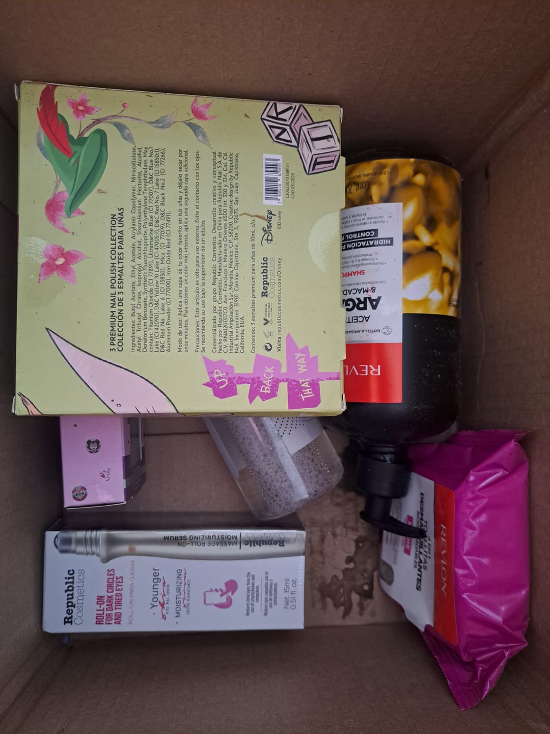 Customer photo review of Shampoo Macadamia + Aceite Argán Revlon