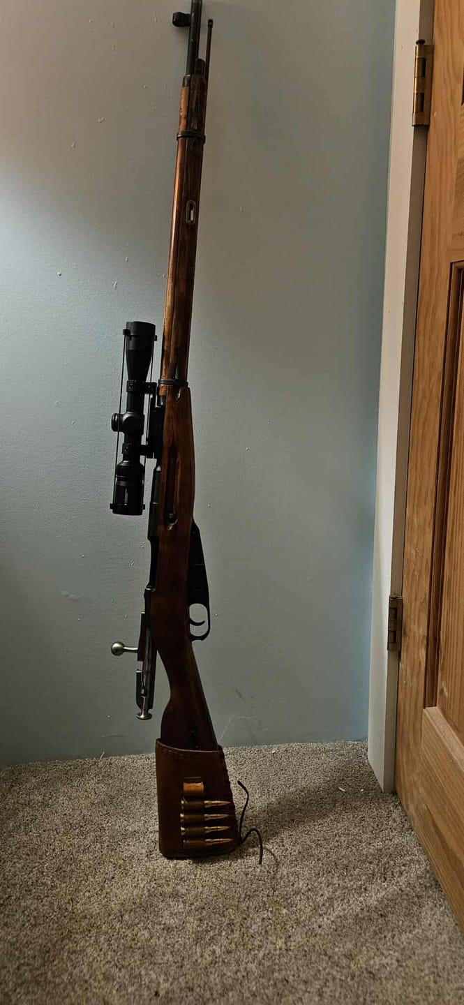 Customer photo review of No Drill Low-Profile Scout Mount for Mosin Nagant M9130,M44,M38,T53