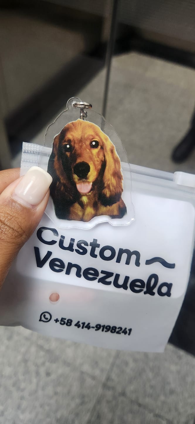 Customer photo review of 😻 Llavero Con Forma Personalizado