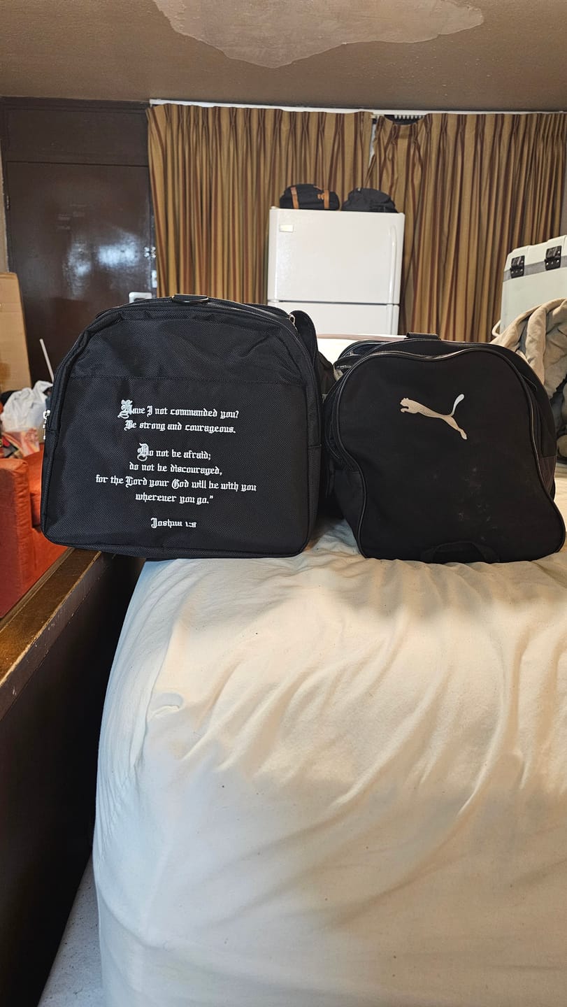 Customer photo review of Crusader Duffle Bag