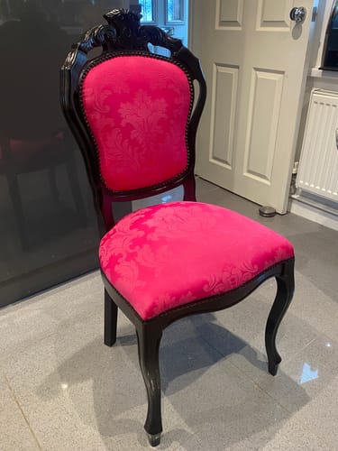 Customer photo review of Fabric Paint -- Raspberry