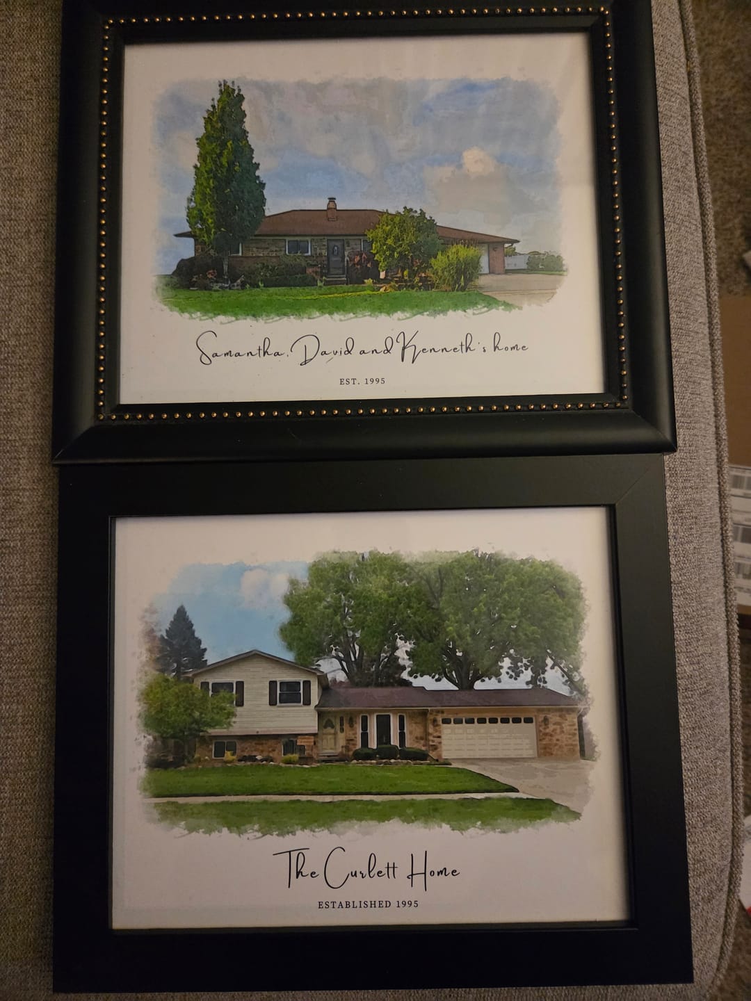 Customer photo review of Custom House Portrait