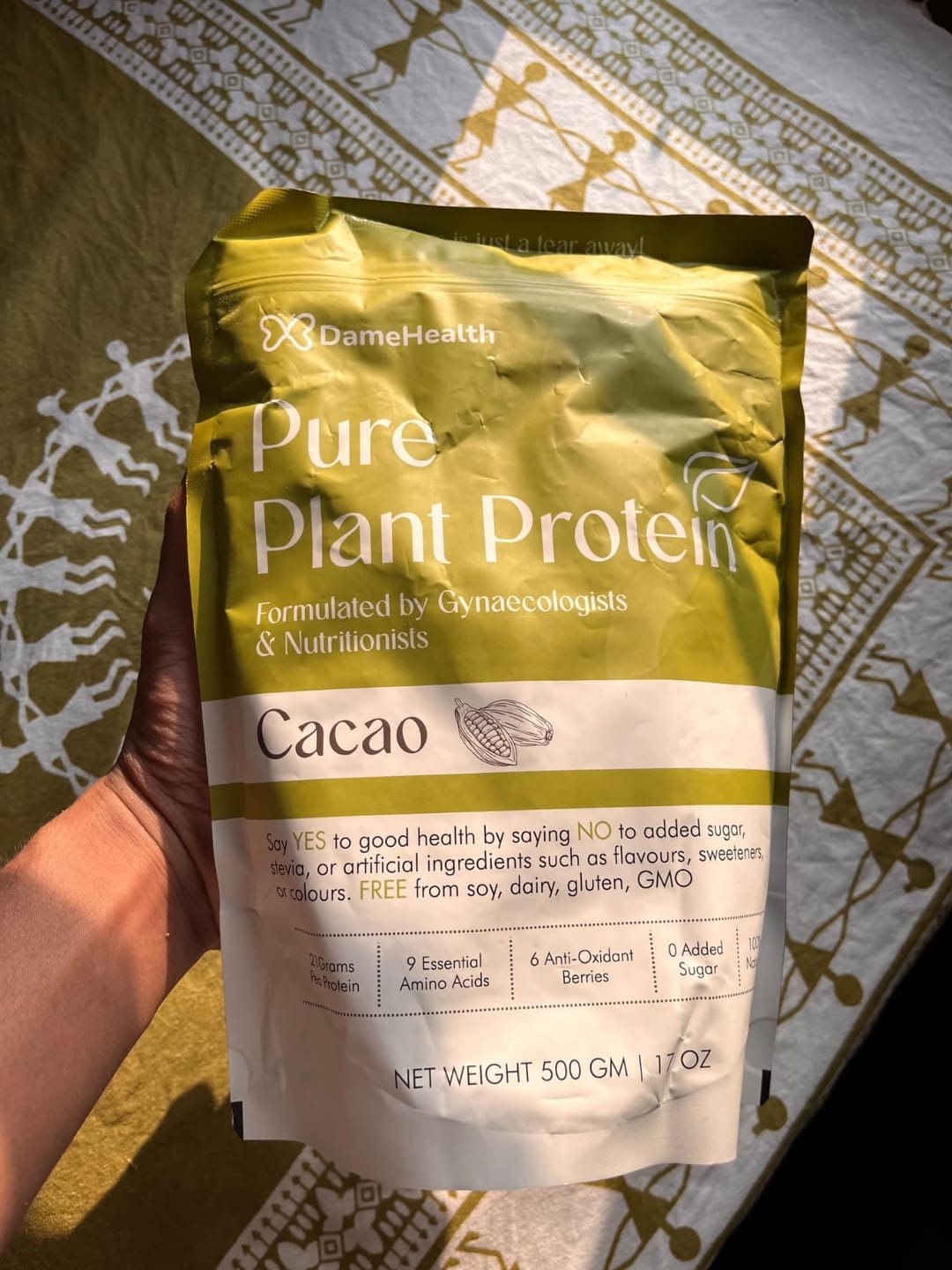 Customer photo review of Plant Protein l All Natural Protein for Women