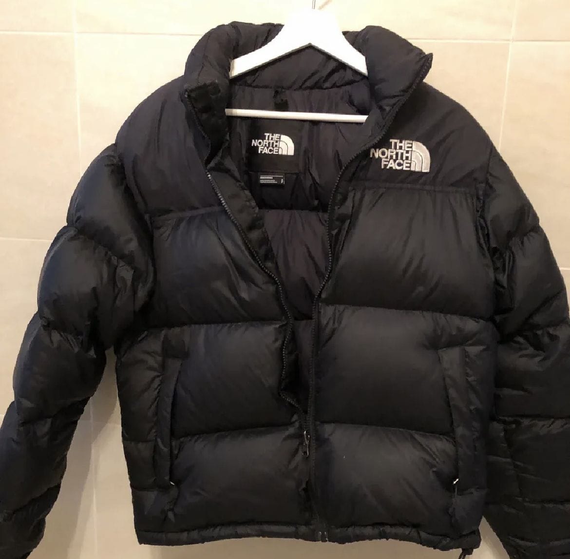 Customer photo review of The North Face Down Jackets