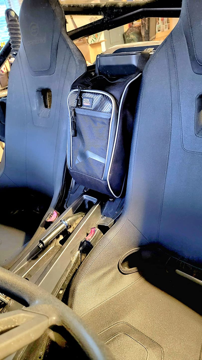 Customer photo review of Center Storage Bag for CFMOTO ZForce 950