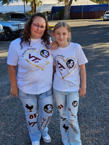 Customer photo review of DTF Transfers By Size and Quantity