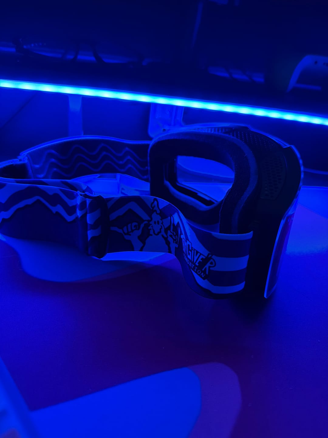 Customer photo review of The Valorie Moto/MTB Goggle - Grape Ice Lens