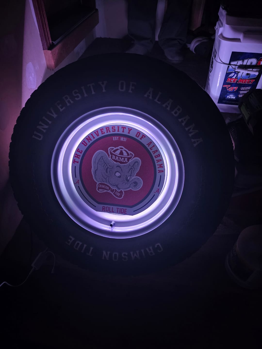 Customer photo review of VARSITY Collection- SINGLE Layer Alabama Crimson Tide Metal Wall Art