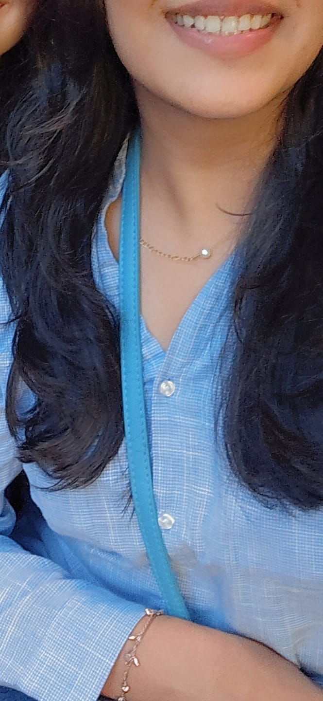 Customer photo review of Delicate Pearl Necklace