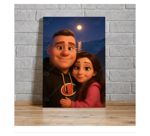 Carmen Eileen S. review of Personalisierte Leinwand - Portrait im Disney-Stil image 1 out of 2
