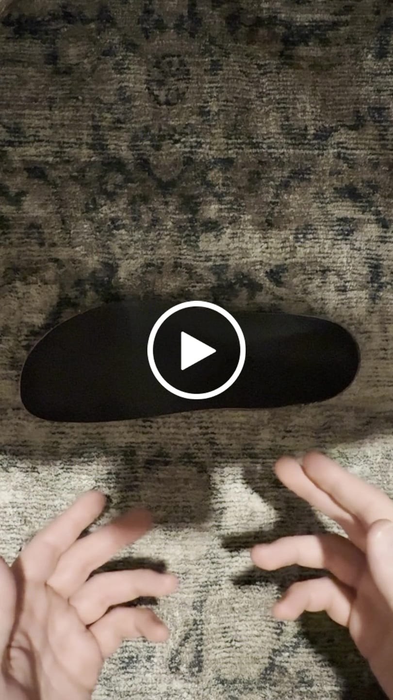 Customer video review of Custom Orthotics for Sneakers