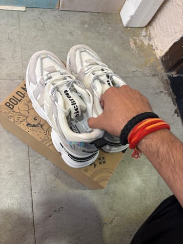 Customer photo review of Phantom A-500 Snow Phantom Minimalist Chunky Sneaker