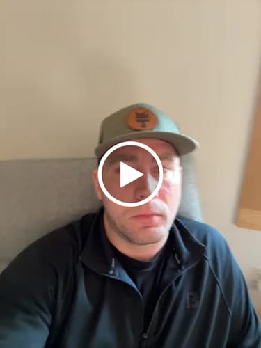 Customer video review of Richardson 112 Genuine Leather Patch Hats Laser Engraved