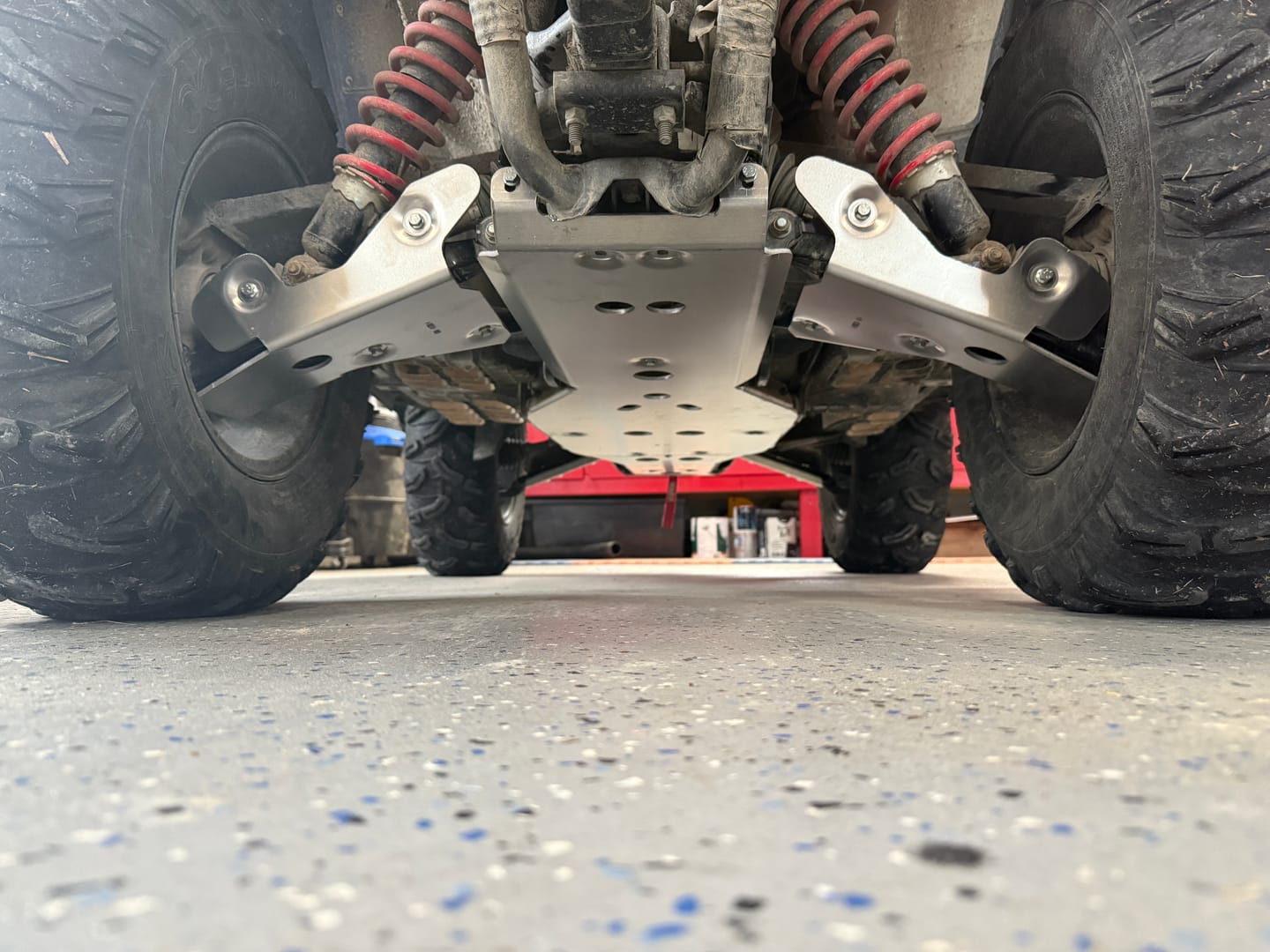 Customer photo review of Full Frame Skid Plate Kit — Suzuki KingQuad 450/500/700/750 (2005+)