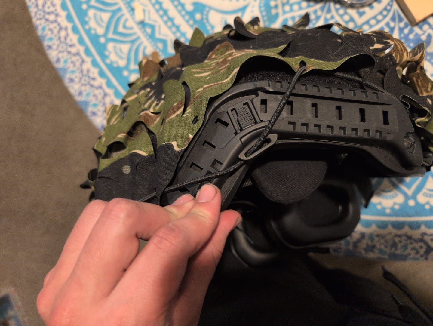 Customer photo review of HelmetScrim™ 2.0 | Camo Netting for Helmet