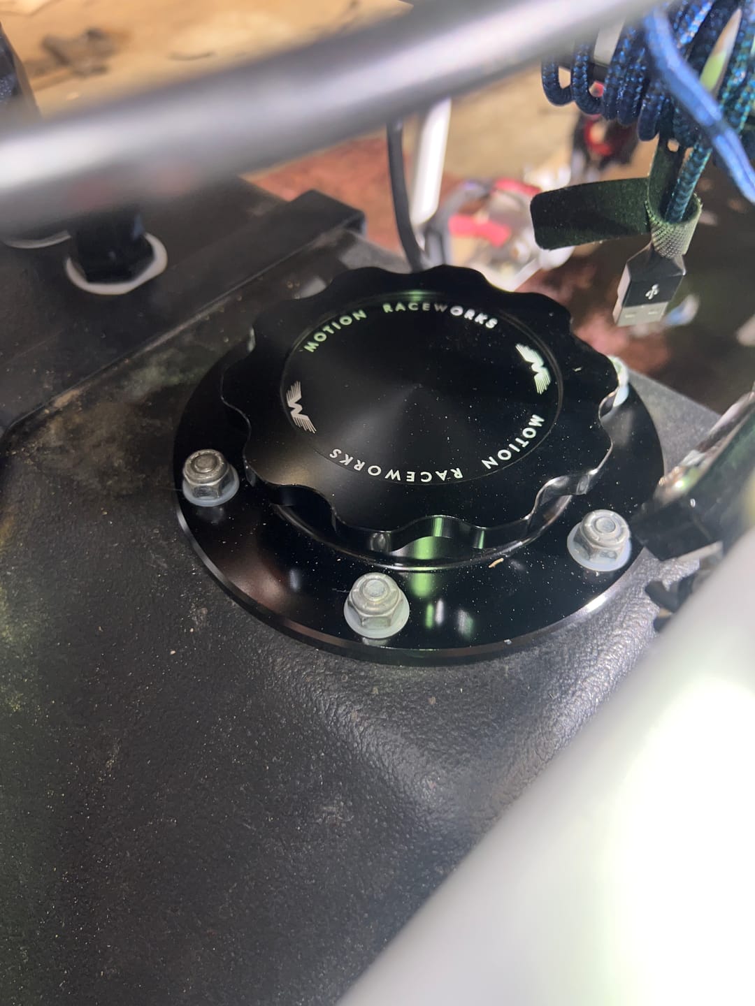 Customer photo review of Motion Billet Fuel Cap (Screw on) 6 bolt w/ Seal and Hardware 27-140