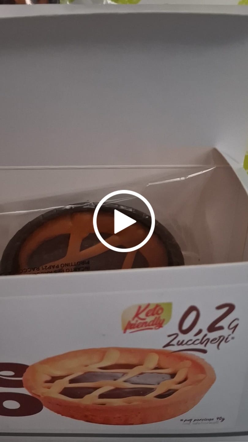 Customer video review of Crostatine con crema al cioccolato