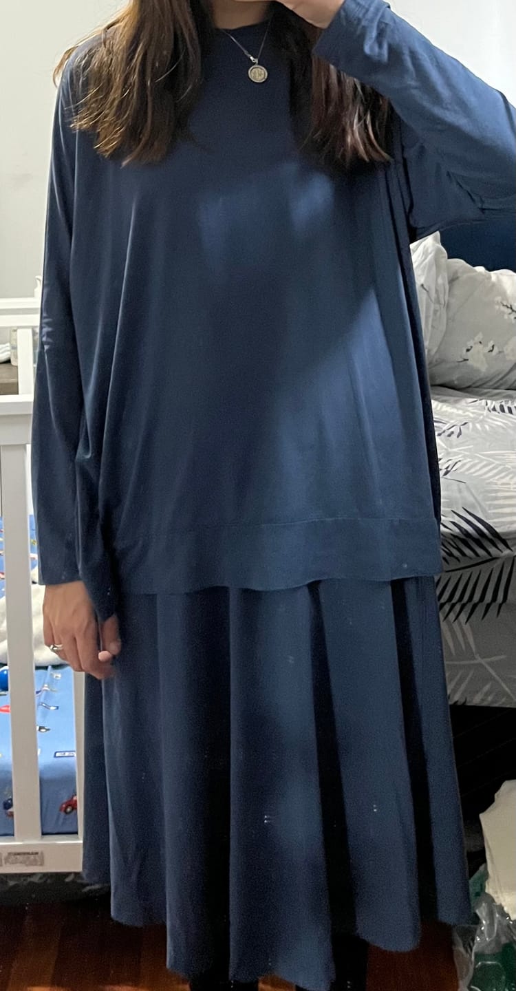 Customer photo review of MODAL SKYE TOP (SPACE)