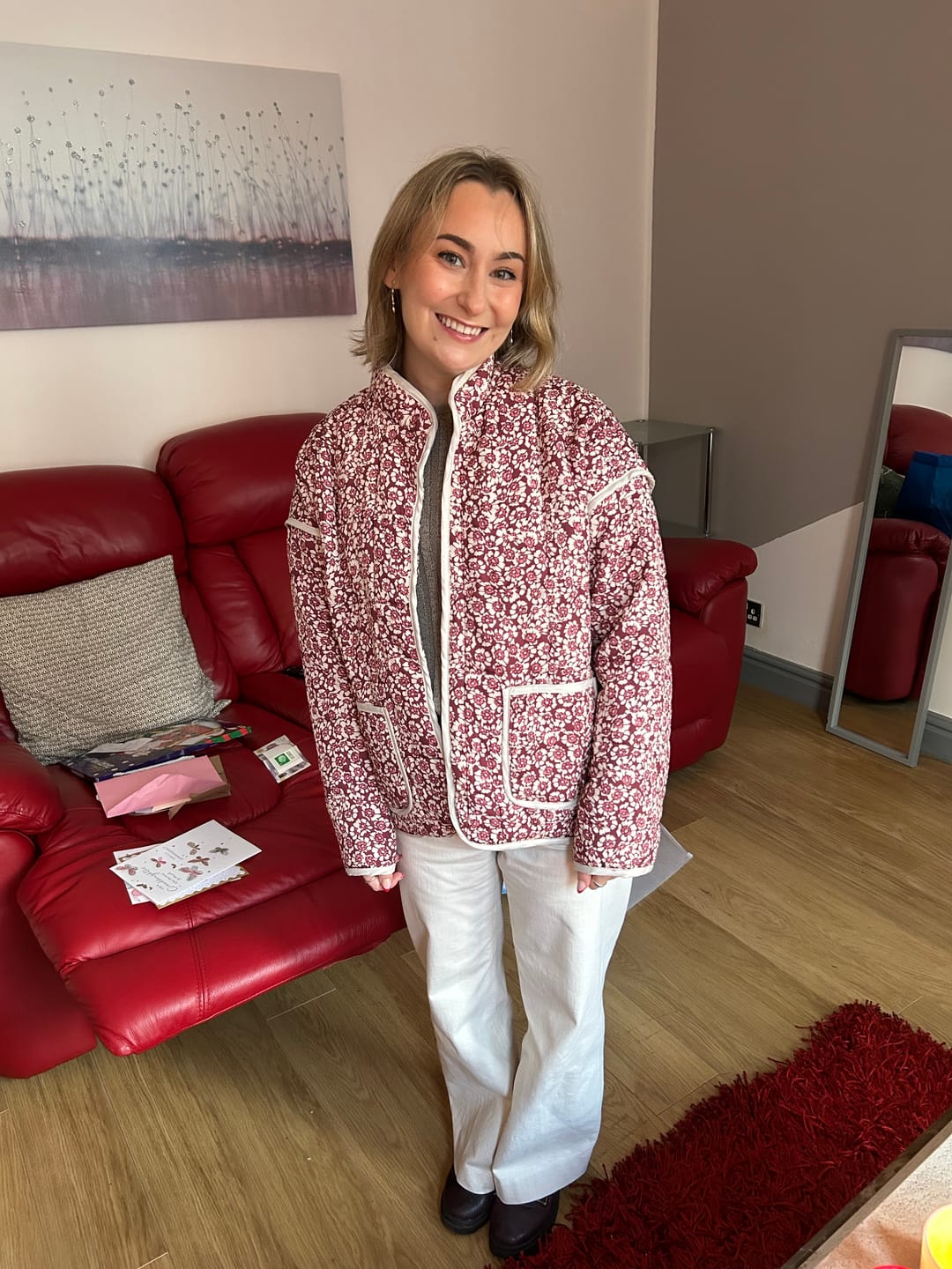 Customer photo review of Lily Flower Coat