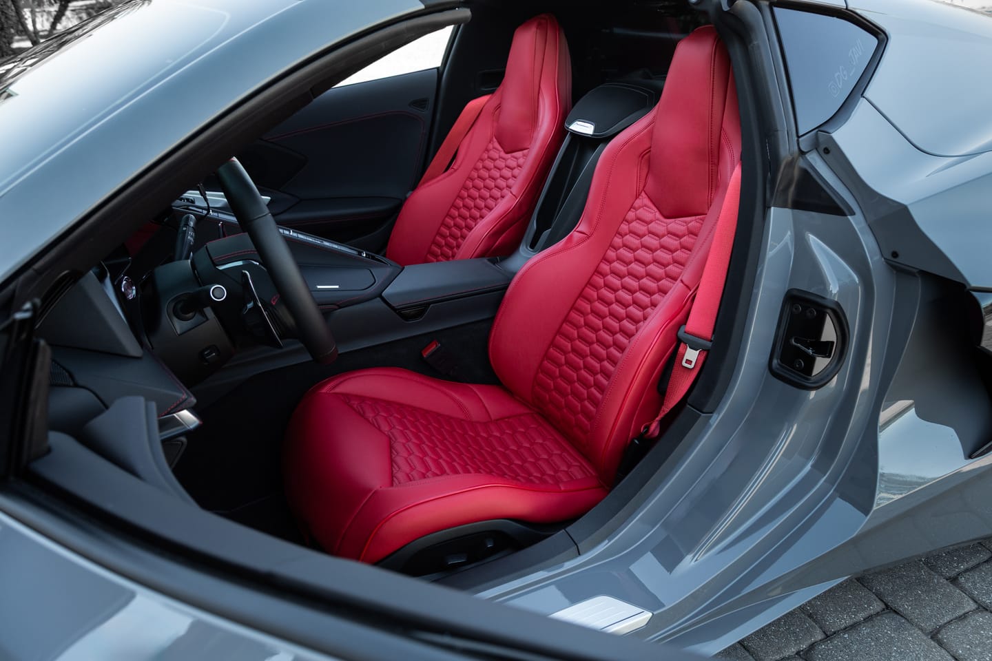 Customer photo review of Corvette C8 GT1 Custom Leather Seat Cover Kit