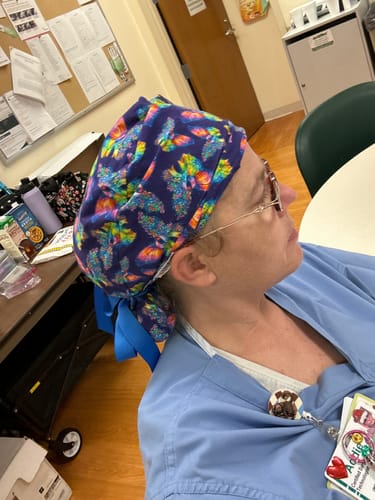 Customer photo review of Tie One One Satin Lined