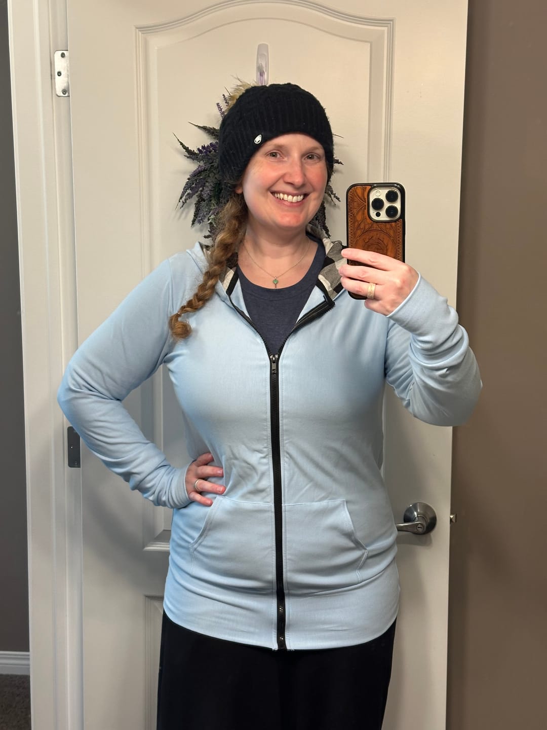 Customer photo review of *Pre-Sale* Zip Up Hoodie