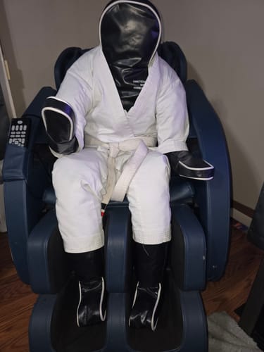 Customer photo review of Kids Essential BJJ Grappling Dummy - 120cm Unfilled
