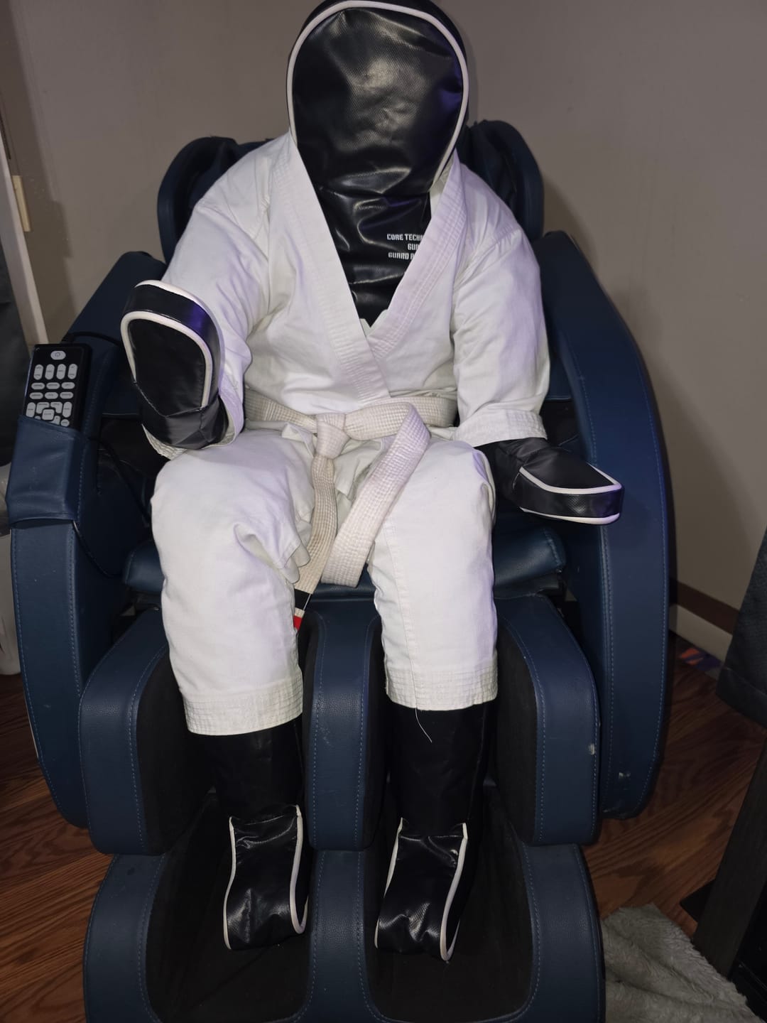 Customer photo review of Kids Essential BJJ Grappling Dummy – 3'11" (120 cm), Unfilled