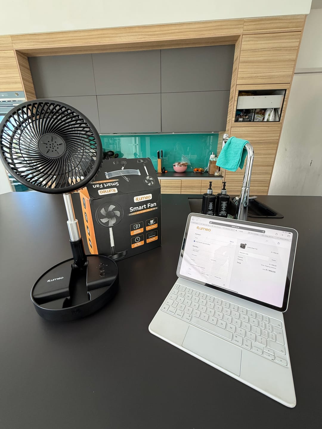 Customer photo review of Lumeo Smart Fan
