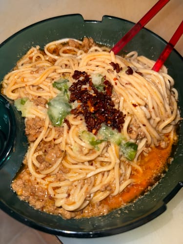 Customer photo review of Spicy Dan Dan Noodle - Ground Pork