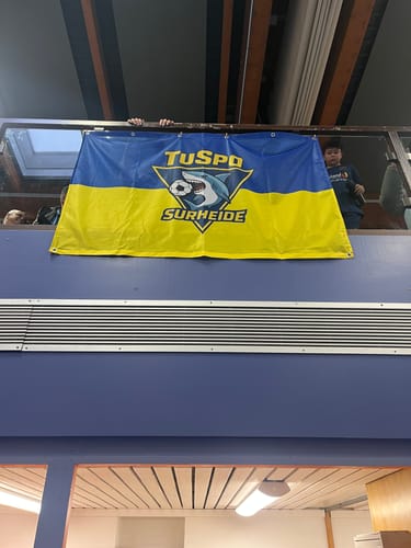 Customer photo review of Fahne inkl. Druck