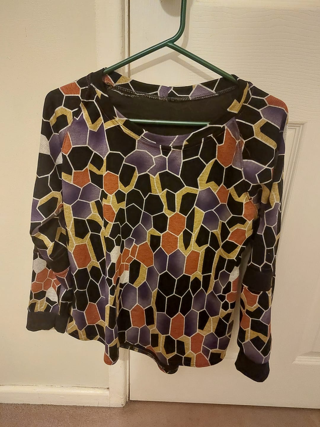 Customer photo review of Modern Mosaic Digital Modal-Touch Jersey Fabric