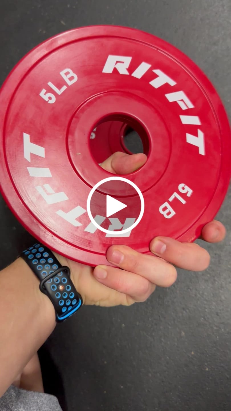 Customer video review of RitFit Mini Rubber Weight Plates Color Standard Set