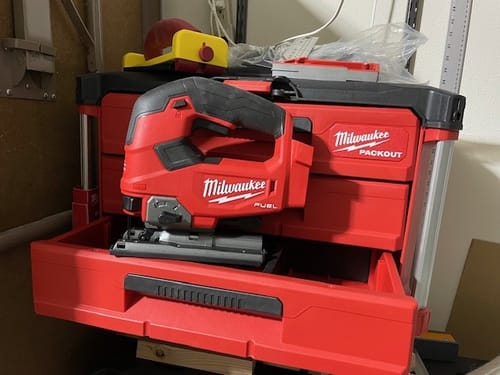 Customer photo review of Milwaukee 2737-20 M18 FUEL™ D-Handle Jig Saw (Tool Only)